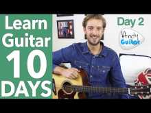 Embedded thumbnail for Guitar Lesson 2 - EASY 2 CHORD SONG &amp;amp; LEAD GUITAR [10 Day Guitar Starter Course]