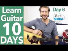 Embedded thumbnail for Guitar Lesson 6 - EASY Fingerstyle &amp;amp; Minor Chords