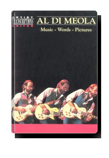 Book Al Di Meola Music Words Pictures Guitar Bass
